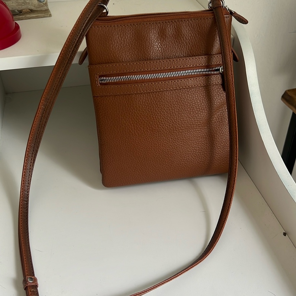 Cross body brown bag